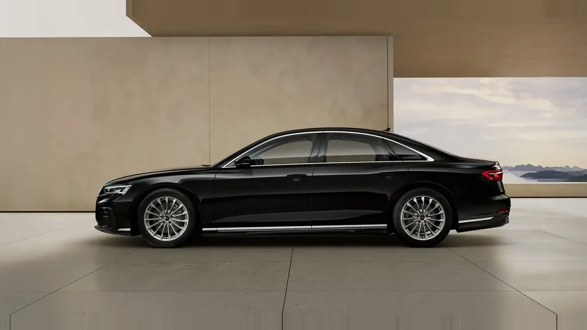 Audi A8 50 TDI 210kW (286CV) Quattro Tiptronic de renting para Burgos — Lateral