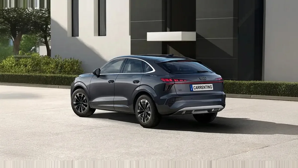 Audi Q3 Sportback Advanced TFSI 110kW S Tronic de renting para Burgos — Delantera