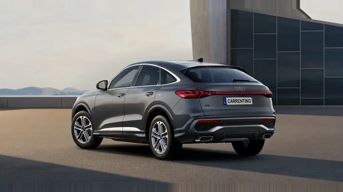 Audi Q5 Sportback S line TDI quattro 150kW (204CV) S tronic de renting para Burgos — Trasera