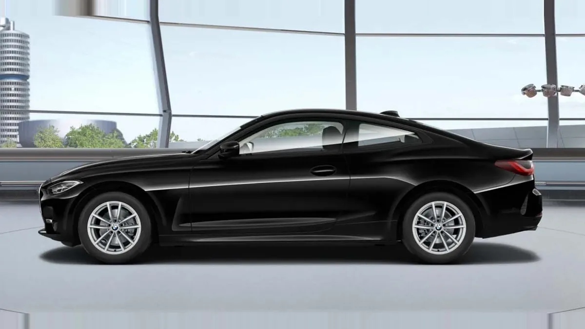 BMW Serie 4 420i Coupé de renting para Burgos — Delantera