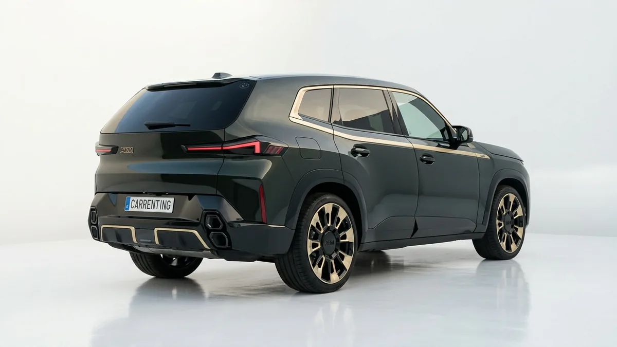BMW XM 50e 350kW de renting para Burgos — Trasera