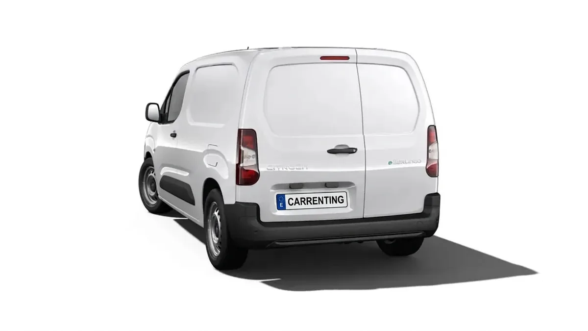 Citroën ë-Berlingo Van Talla M de renting para Burgos — Trasera