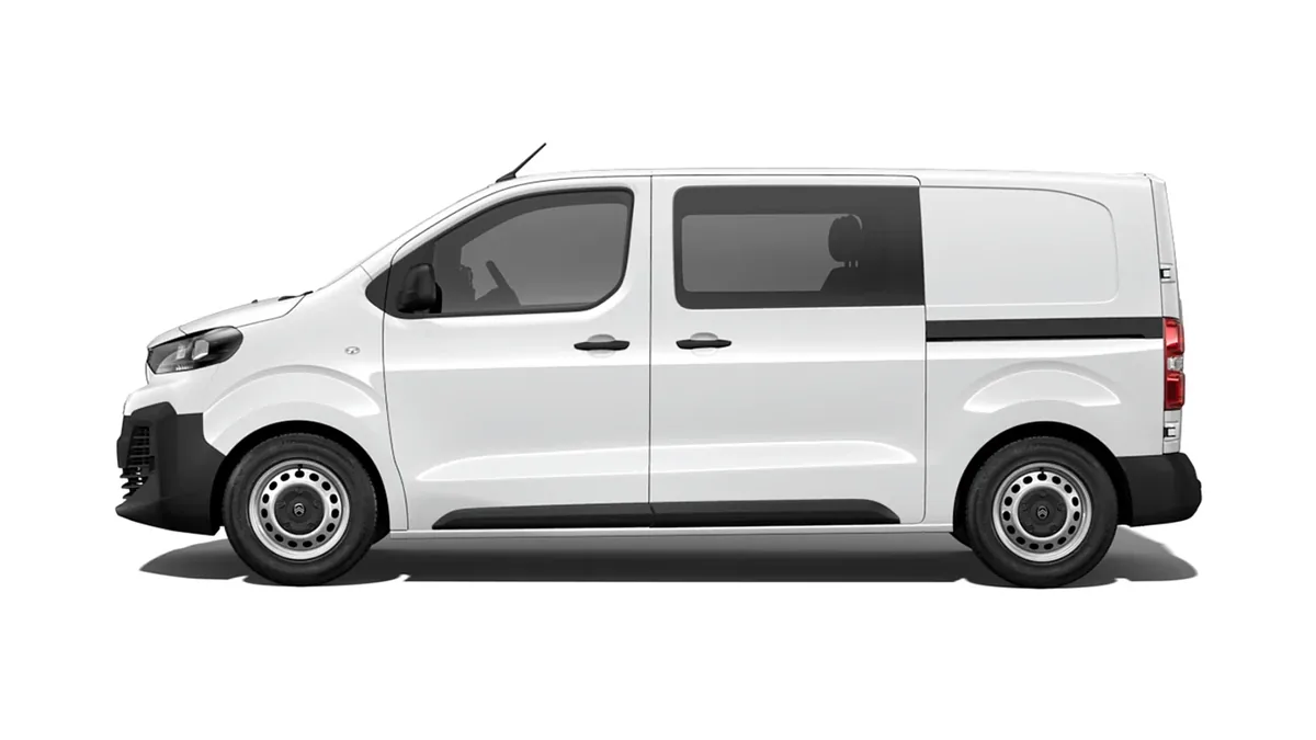 Citroën Jumpy Doble Cabina Plegable Talla M BlueHDi 120 S&S de renting para Burgos — Trasera