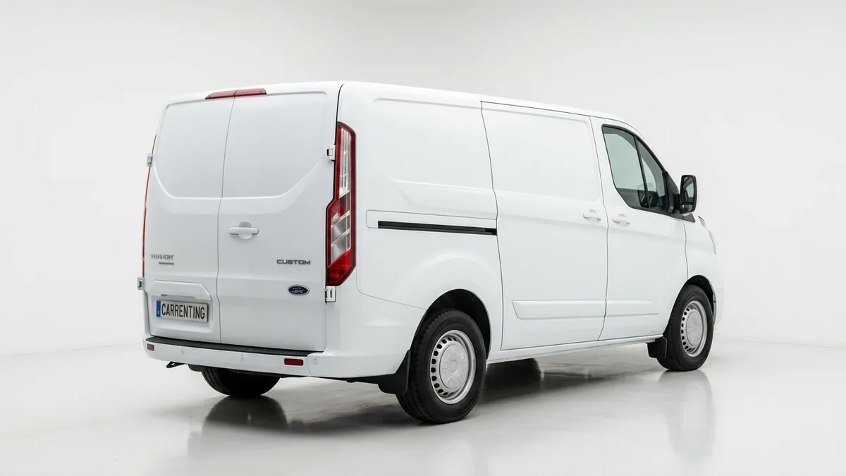 Ford Transit Custom N1 VAN FT280 L1 Trend 2.0 EcoBlue 100kW - ISOTERMO de renting para Burgos — Trasera