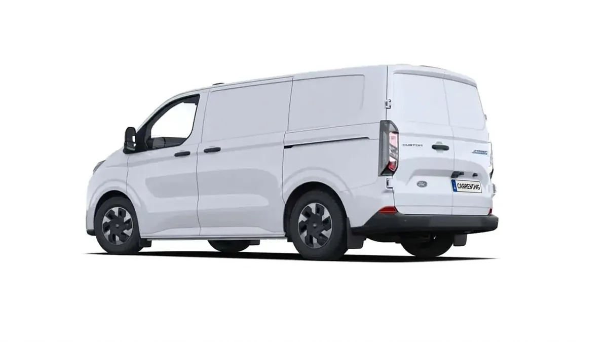 Ford Transit Custom Van 320 L1 BEV Trend 136cv AT de renting para Burgos — Trasera