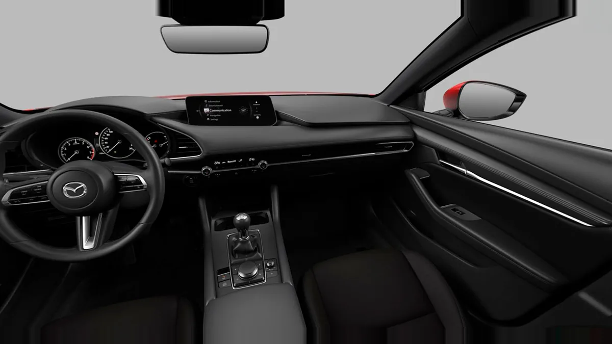 Mazda 3 2.5L e-Skyactiv G MHEV 140CV 6AT Centre-Line de renting para Burgos — Interior