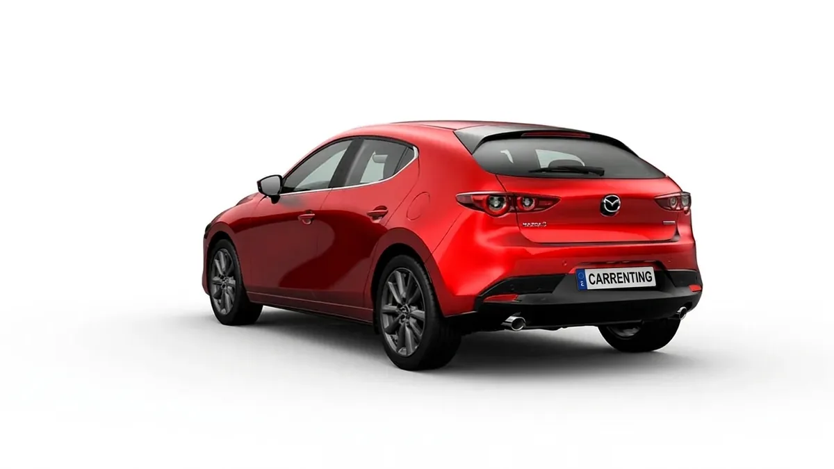 Mazda 3 2.5L e-Skyactiv G MHEV 140CV 6AT Centre-Line RD de renting para Burgos — Trasera