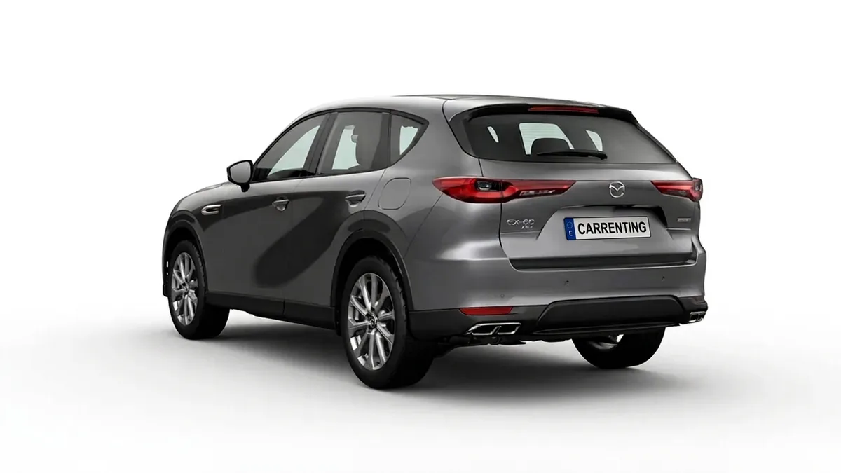 Mazda CX-60 e-Skyactiv PHEV AWD Exclusive-Line de renting para Burgos — Trasera