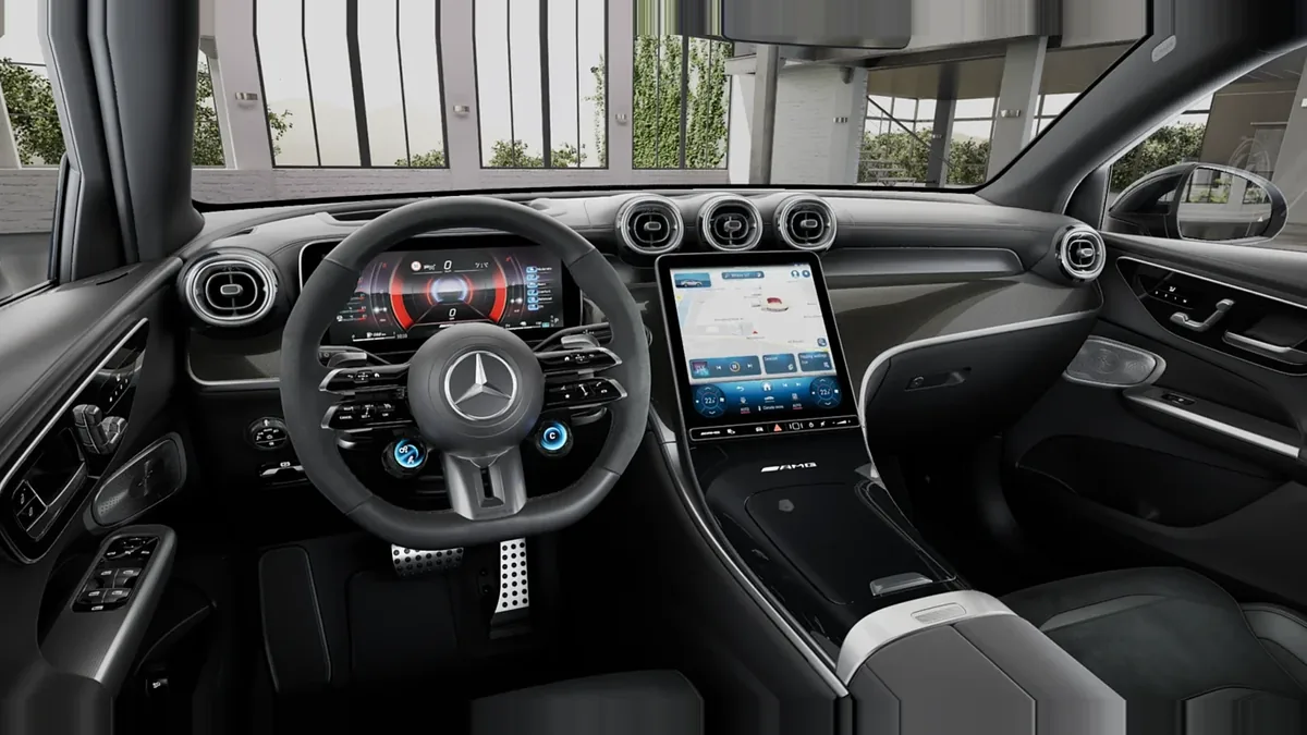 Mercedes-AMG GLC Coupé 63 S E Performance de renting para Burgos — Delantera