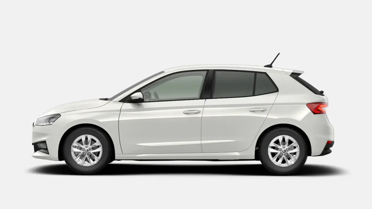 Škoda Fabia 1.0 TSI DSG Selection de renting para Burgos — Lateral