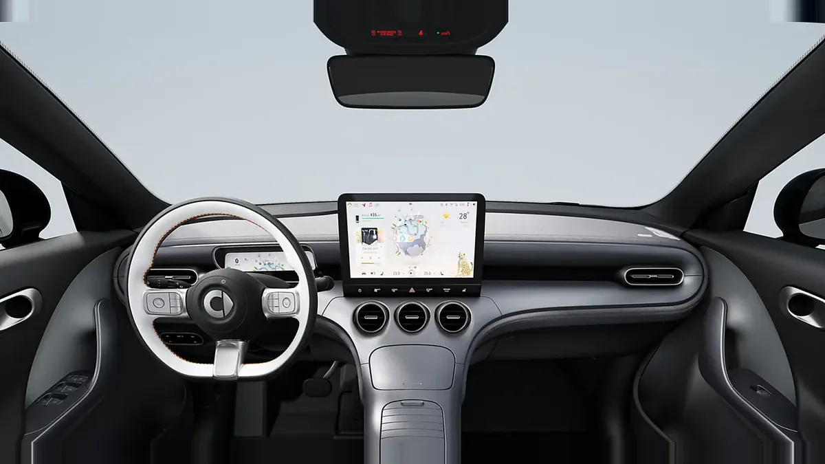 smart #3 Pro de renting para Burgos — Interior